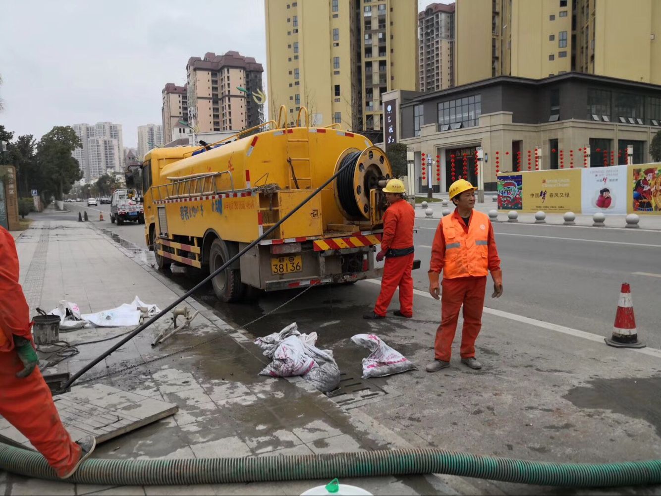凉州排污管道清淤-管道清洗